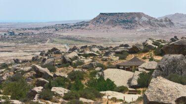 The Gobustan Mud volcanoes Fire Temple Burning Land Tour