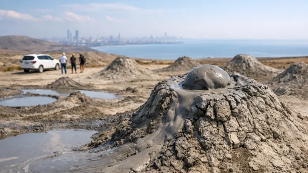 Gobustan Mud Volcano Tour From Baku